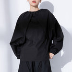 Vintage Loose Lantern Sleeve Shirt