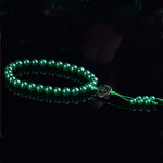 Buddha Stones Natural Green Agate Wrist Mala Manifestation Pocket Mala Car Decoration