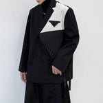 Stitching Decoration Loose Suit