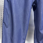 Ice Silk Drape Scimitar Loose Jeans
