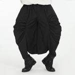 Wrinkled Loose Cropped Culottes