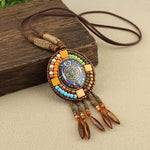 Buddha Stones Mandala Pattern Beads Creativity Necklace Pendant