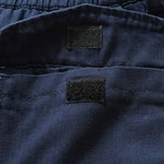 Vintage-style Multiple Pockets Cropped Trousers