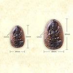 Buddha Stones Chinese Zodiac Obsidian Protection Necklace