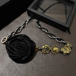 Vintage Rose Clavicle Choker Necklace
