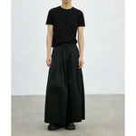 Unisex High-Waisted Loose Wide-Leg Pants