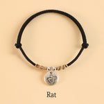 Buddha Stones Handmade 999 Sterling Silver Year of the Dragon Cute Chinese Zodiac Luck Braided Bracelet (Extra 35% Off | USE CODE: FS35)