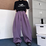 Loose Drape Casual Wide-leg Pants
