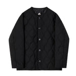 Japanese Loose Collarless Cotton Jacket
