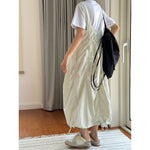 Women's Casual Drawstring Ruched Cargo Jumper Dress