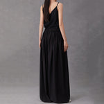 Loose Flower Bud Lantern Elastic Waist Culottes