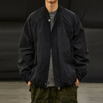 Retro Solid Color Loose Jacket