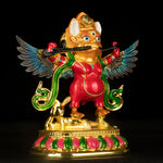 Buddha Stones Tibet Garuda Bird Alloy Keep Evil Spirits Away Home Decoration