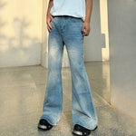 Vintage Diamond Wide-leg Casual Bootcut Jeans