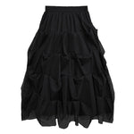Patchwork Mesh Tiered Cake Skirt