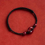 May You Be Healthy and Safe Cinnabar Bracelet Anklet