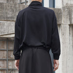 High Neck Loose Shoulder Sweater