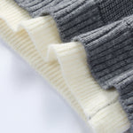 2 In 1 Notched Collar Sweater