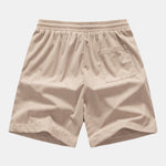 California Palm Tree Print Drop Shoulder Oversize T-Shirt & Corduroy Drawstring Shorts