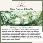 Buddha Stones "All the Best for Love and Harmony" Stone Quartz Bracelet Includes Gift Message Card