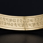 Buddha Stones Shurangama Mantra Engraving Titanium Steel Blessing Bracelet