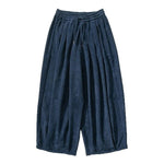 Corduroy Straight Wide-leg Harem Pants