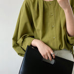Casual Balloon Sleeve Shirt