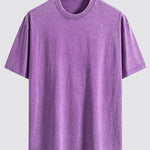 3 Pieces Washed Distressed Drop Shoulder T-Shirt