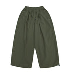 Loose-fitting Straight-leg Cropped Trousers