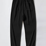 Short Sleeve Jacquard Polo & Straight Leg Ribbed Pants