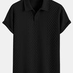 Geometric Diamond Jacquard Polo & Shorts
