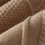 Twist Jacquard Crew Neck Sweater