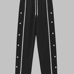 Men's loose straight casual drawstring pants