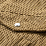 Teddy Lined Corduroy Zipper Jacket