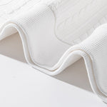 Relax Fit Twist Jacquard Crew Neck Sweatshirt