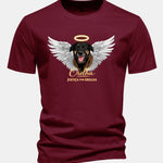 Regular Fit Orella Memorial Print Cotton T-Shirt