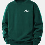 Letter Print Relax Fit Sweatshirt
