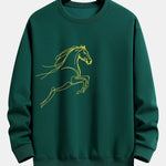 Year of the Horse Graphic Relax Fit Sweatshirt