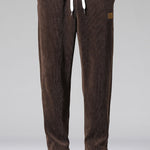 Monaco Slogan Print Drop Shoulder Oversize T-Shirt & Straight Leg Corduroy Pants