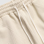 Men's Textured Vintage Jacquard Casual Set