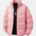 Reversible Paisley Puffer Coat