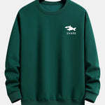 Shark Print Relax Fit Sweatshirt