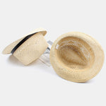 Summer Versatile Casual Couple Hollow British Style Straw Hat