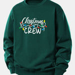 Christmas Lights Print Relax Fit Sweatshirt
