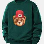 Los Angeles Bear Print Relax Fit Sweatshirt