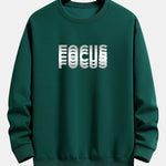 Focus Print Relax Fit Sweatshirt