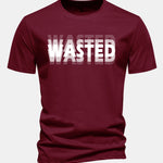 Regular Fit Wasted Print Cotton T-Shirt