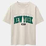 New York Print Drop Shoulder Oversize T-Shirt