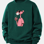 Pink Panther Print Relax Fit Sweatshirt