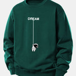 Dream Astronaut Print Relax Fit Sweatshirt